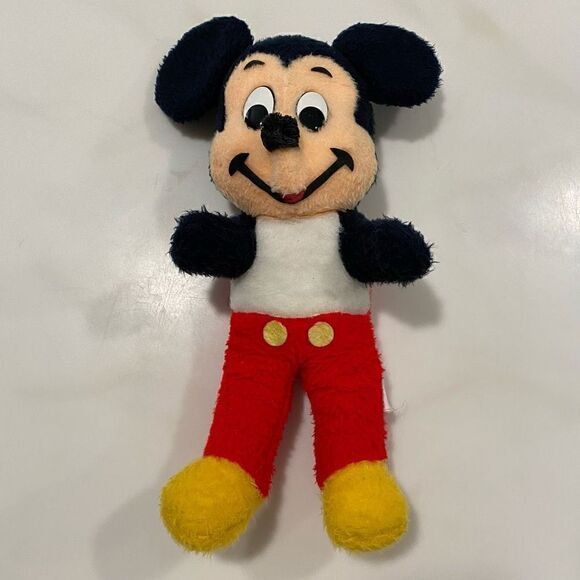 Walt Disney Vintage 1970s World Magic Kingdom Mickey Mouse Plush Doll 17" Tall - Picture 1 of 5